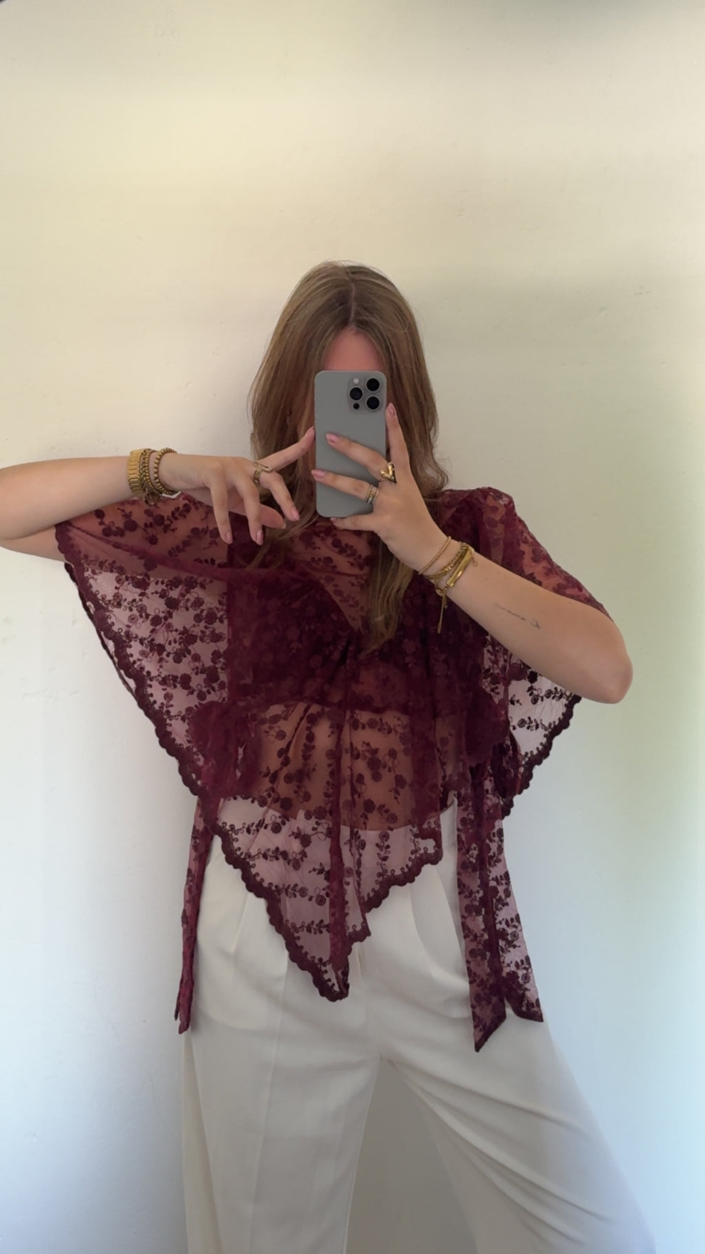 Zoë lace top