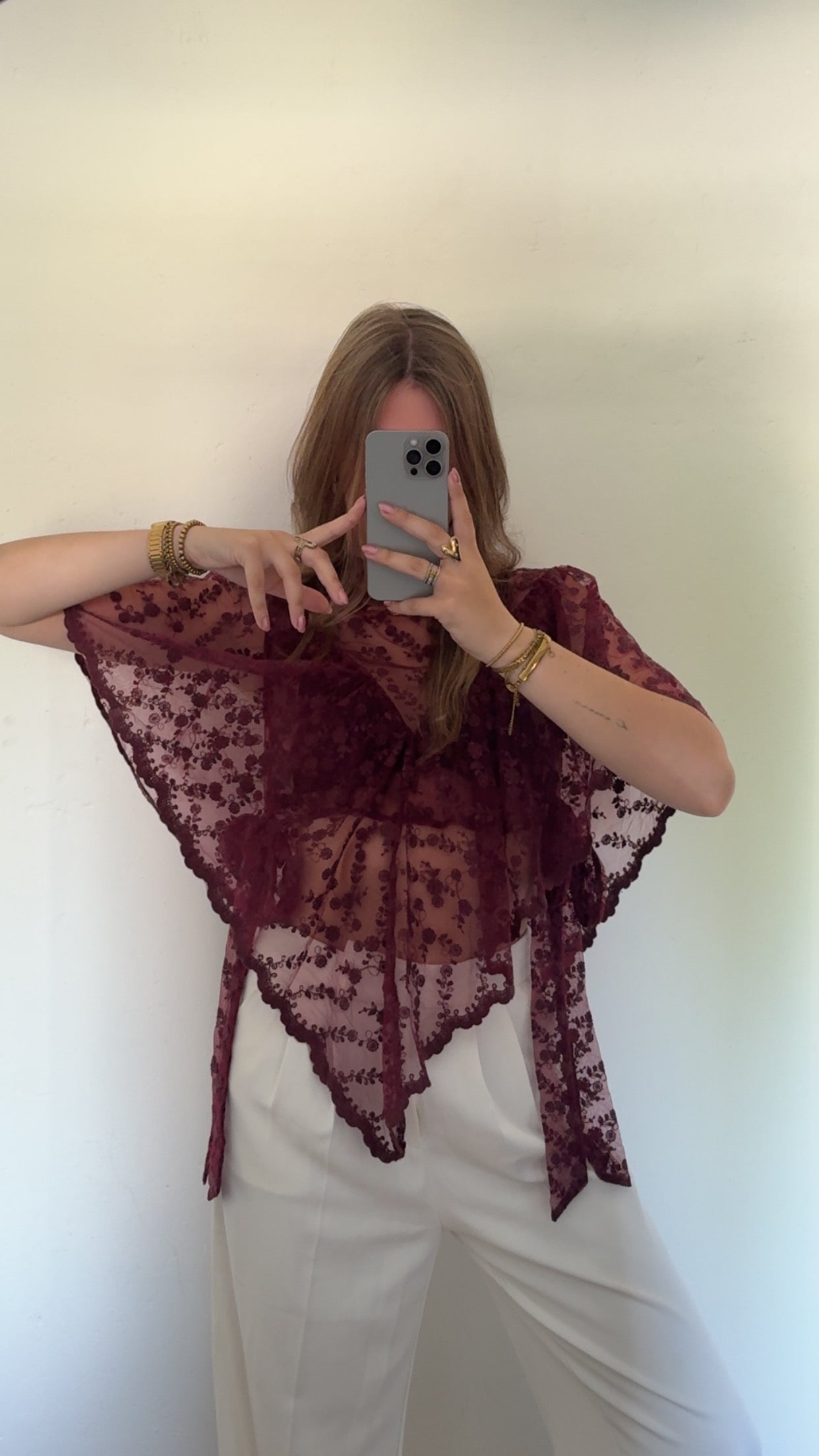 Zoë lace top